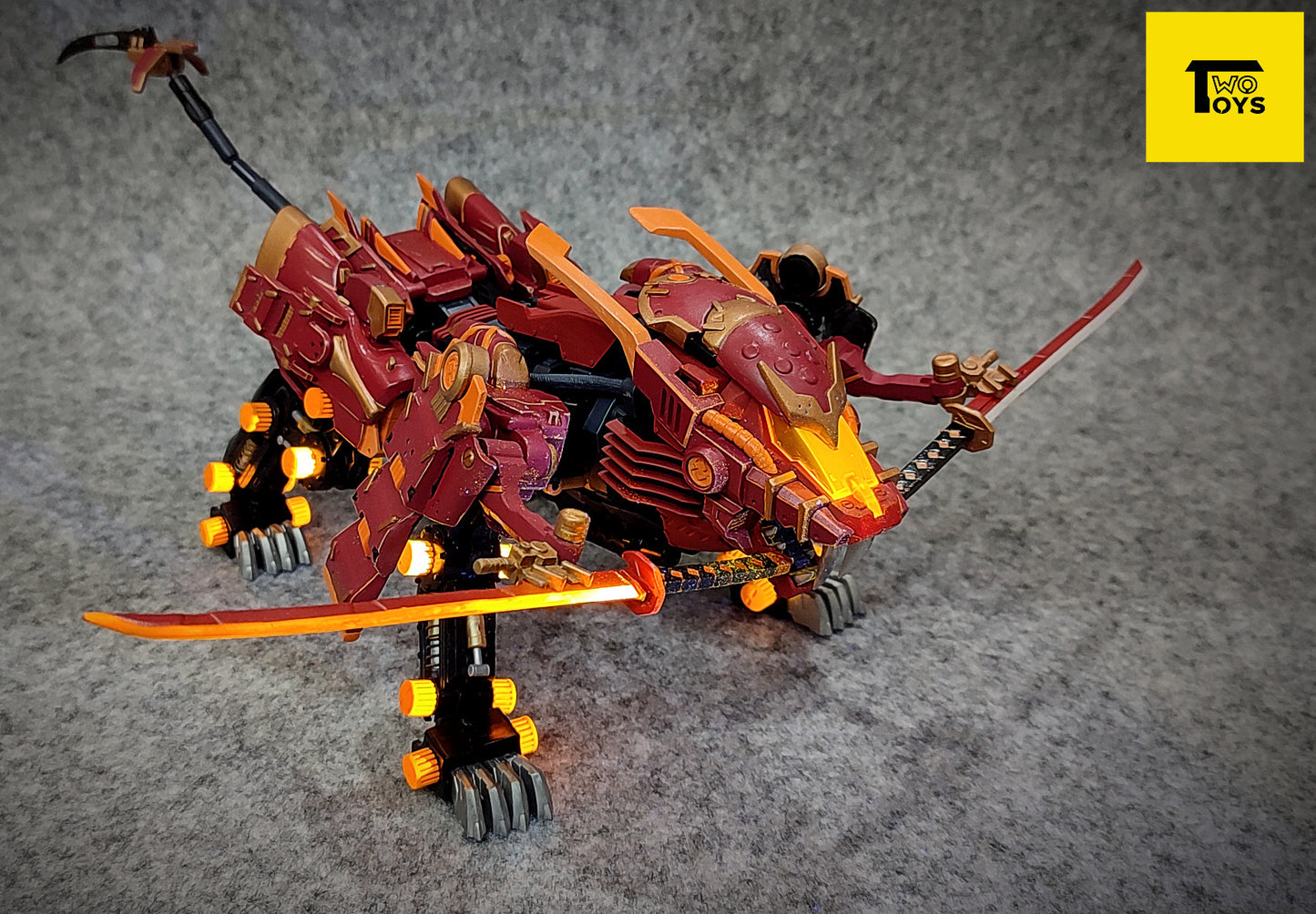 Zoids HMM Shield Liger & Gusoku Myoko Customized From Twotoys