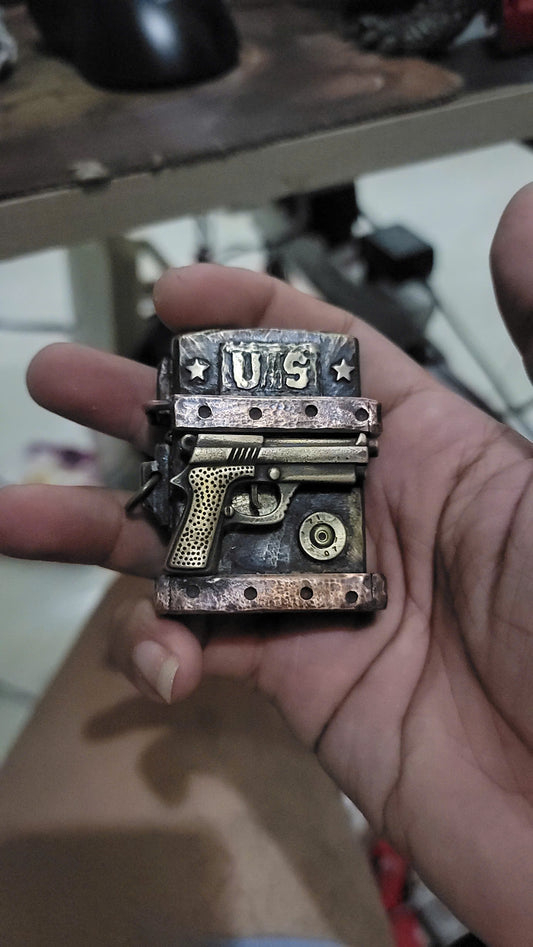Handcrafted Lighter Shell The Second Amendment (Amendment II)