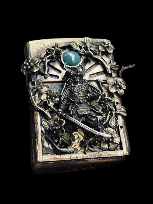 Handcrafted Lighter Shell Samurai Warrior