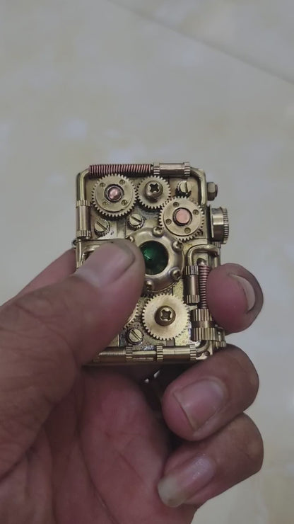 Handcrafted Lighter Shell Emeral Engine