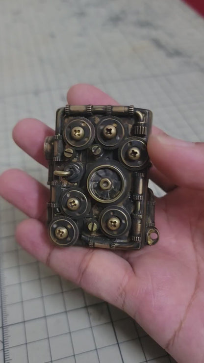 Handcrafted Lighter Shell - SteamPunk #3