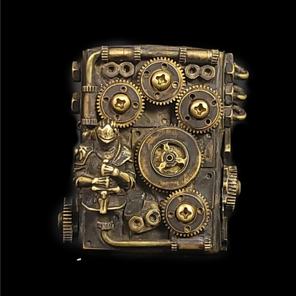 steampunk-knight-lighter-case-brass-gears-industrial-gothic-twotoys