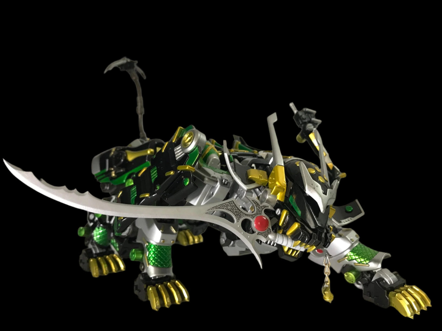 Zoids Liger Zero Crossover with Green Ranger