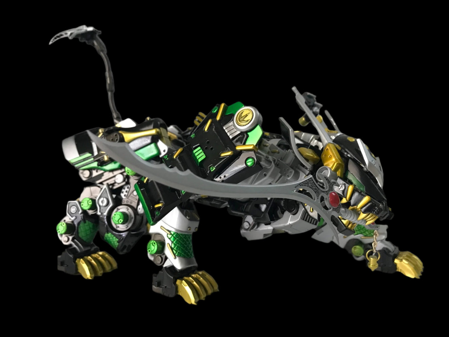 Zoids Liger Zero Crossover with Green Ranger