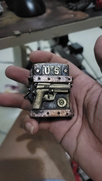 Handcrafted Lighter Shell The Second Amendment (Amendment II)
