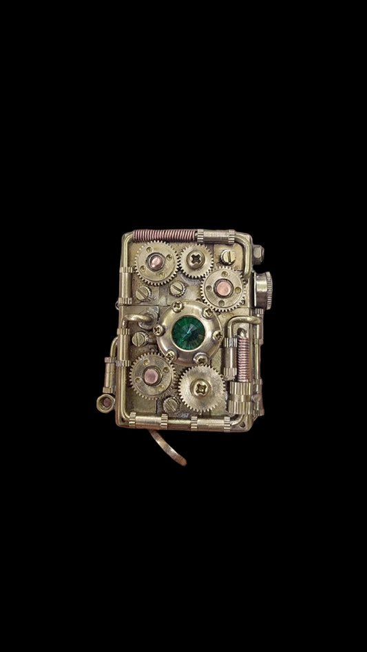 Handcrafted Lighter Shell Emeral Engine