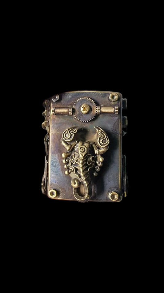 Handcrafted Lighter Shell Scorpion