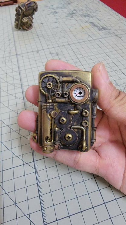 Handcrafted Lighter Shell - SteamPunk #3