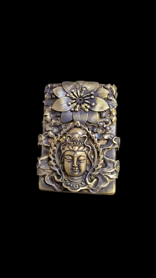 Handcrafted Lighter Shell Budda