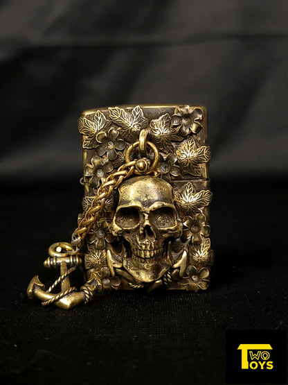 Handcrafted Lighter Shell - Skull - Anchor - Twotoys