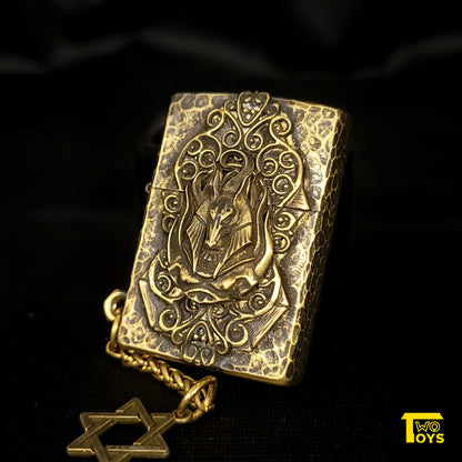 Handcrafted Lighter Shell - Anubis - God of funerary rites - Twotoys