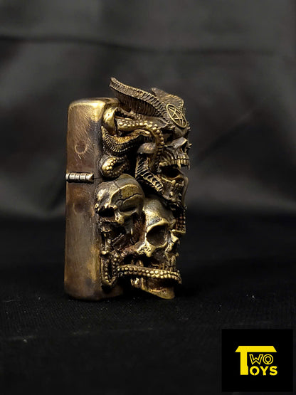 Lighters- Handcrafted Lighter Shell - Satan - Sin of Wrath - Twotoys