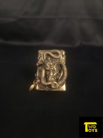 Handcrafted Lighter Shell - Japanese Omni - LongHorn With Snake - Twotoys