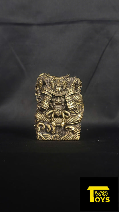 Handcrafted Lighter Shell - Samurai - Dragon -Flowers - Legendary Japan Sword - Twotoys