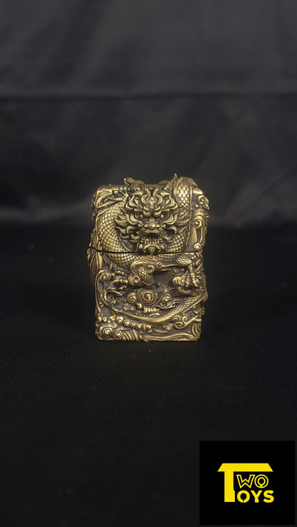 Handcrafted Lighter Shell - Samurai - Dragon -Flowers - Legendary Japan Sword - Twotoys